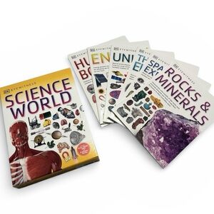 DK EYEWITNESS Science World 6 book box set educational learning like new